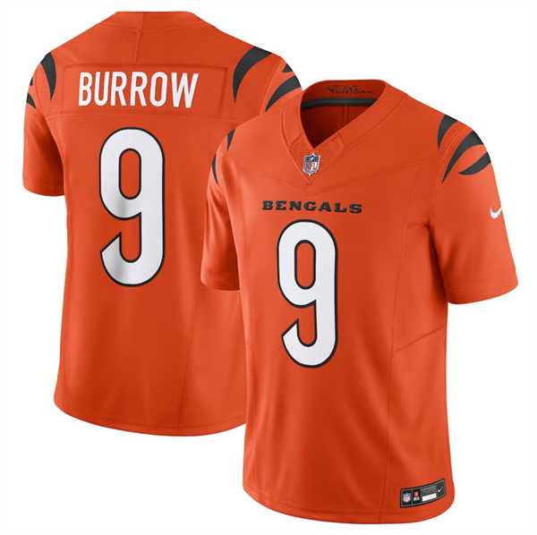 Men & Women & Youth Cincinnati Bengals #9 Joe Burrow Orange 2023 F.U.S.E. Vapor Untouchable Limited Stitched Jersey,We sell and wholesale Men & Women & Youth Cincinnati Bengals #9 Joe Burrow Orange 2023 F.U.S.E. Vapor Untouchable Limited Stitched Jersey on line form chian!